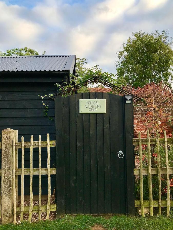Melford Allotment Shed-Vintage Lodge Suffolk Long Melford Exteriör bild